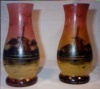 MICHEL Frankreich um 1920 France zwei Vasen