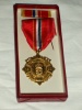 Luxemburg Feuerwehr Medaille vergoldeter Bronze 25 Dienstjahre S