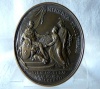 Medal France Louis XV Lorraine 1737 Duvivier Lud. XV Rex Christi