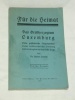 Fr die HeimatGroherzogtum Luxemburg Dr. Hubert Loutsch 1919