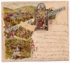 Echternach 1902 Gruss St. Willibrord Befort Widong Rosenblatt Fr