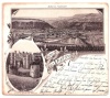 Diekirch Luxemburg 1901 Gruss Totalansicht Beaufort Lautz Darmst
