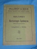 Villeroy & Boch Mettlach 1911 Steingutfabrik Wasserleitungsgegen