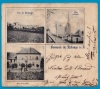 Redange Luxembourg 1901 Place publique Htel de la Poste Vue de