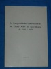 La Composition des Gouvernements Luxembourg 1848  1971