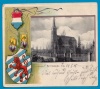 Bettembourg Partie bei der Kirche 1905 Luxembourg J. Kinsch Luxe