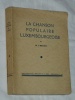 La Chanson Populaire Luxembourgeoise M. Tresch 1929 A. Trmont L