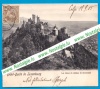 Bourscheid Luxembourg Les ruines chteau 1905 Luxemburg Schleich