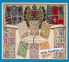 Luxembourg Philatelie Wappen der 12 Kantone 22.02.1922 Luxemburg