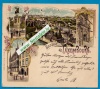 Luxembourg Denkmal Wilhelm II 1900 Panorama Dom Portal Palais Zi