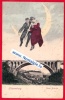 Luxemburg Neue Brcke Liebespaar auf dem Mond schaut mit Fernroh