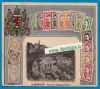 Luxembourg Vue sur le Faubourg Ground 1911 Wappen rotem Lwen Br