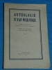 Anthologie N. Van Werveke 1956 Luxembourg J. Vannrus E. Oster