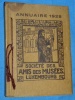 Socit des Amis des Muses Luxembourg 1928 J.B. Fresez V. Buck