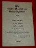 Wie schtze ich mich Fliegerangriffen Luftschutz Luxemburg 1939