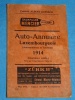 Auto Annuaire Luxembourgeois 1914 Automobile Club Luxembourgeois