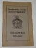Akademischer Verein DLetzeburger Fest Kommers 1897 1922 Bursche
