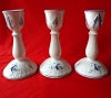 3 Candlesticks Villeroy Boch Vieux Luxembourg Old Kerzenleuchter