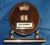 Art Deco Perpetual Calendar Mistral France Classic Full Chrome 1