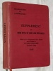 Supplment Code Civil Lois Spciales Luxembourg 1935 Gillissen