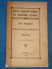 Ein Ratgeber Eltern Lehrer Politiker Schulfrage N. Weirich 1910