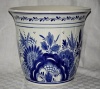 flower pot floral decoration Delft Netherlands RAM H: 20,90 cm