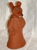 Maus Ketti Luxembourg 1994 Keramikfigur Hesperange Hesperingen