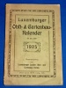 Luxemburger Obst Gartenbau Kalender 1925 Luxembourg Luxemburg