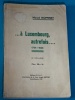 � Luxembourg autrefois 1704 1860 Marcel Noppeney 1939 IIe volume