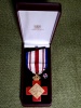 Rotes Kreuz Verdienstmedaille Blutspenden Luxemburg golden