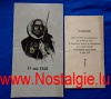 Menu card Li�ge Presse Luxembourgeoise 1930 2 Exposition Interna