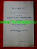 Men�karte N. Thill de Malaise 1933 Grand H�tel Staar Luxembourg