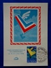 Luxembourg Foire Internationale juillet 1954 Kirchberg Carte Lux