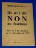 Luxembourg Ils ont dit NON au fascisme H. Koch Kent Luxemburg 19