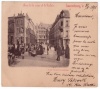 Luxembourg 1898 Rue de la Reine et le Palais Bernhoeft Luxemburg